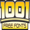 1001 FREE FONTS